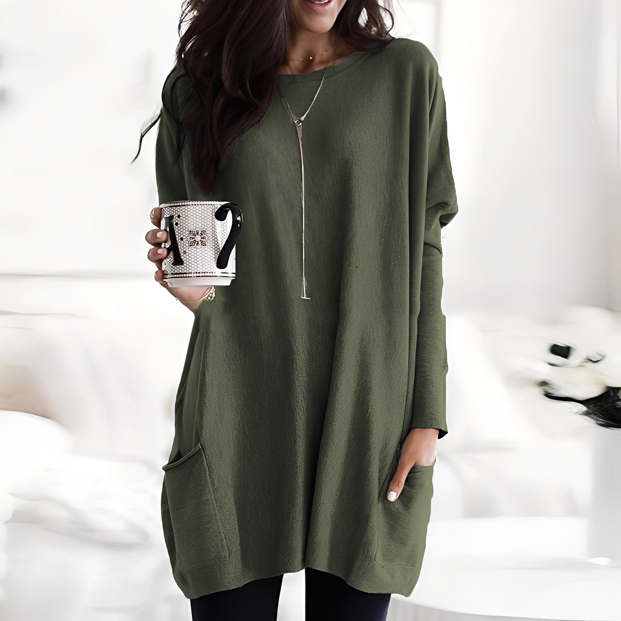Diane - Eleganter Damenpullover mit langen Ärmeln
