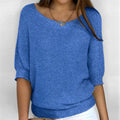 Leonie – Elegantes Halfter-Pullover-Shirt