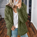 Celandine – Teddyfellmantel mit Kapuze
