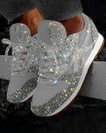 Ross – Glitzernde Sneaker mit Plateau-Sohle