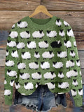 Marta – Wollpullover mit Schafmotiv