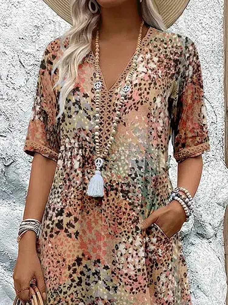 Skye - Sommerkleid mit V-Ausschnitt