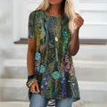 Emma - Stilvolle Mehrfarbige Bluse mit Blumenmuster