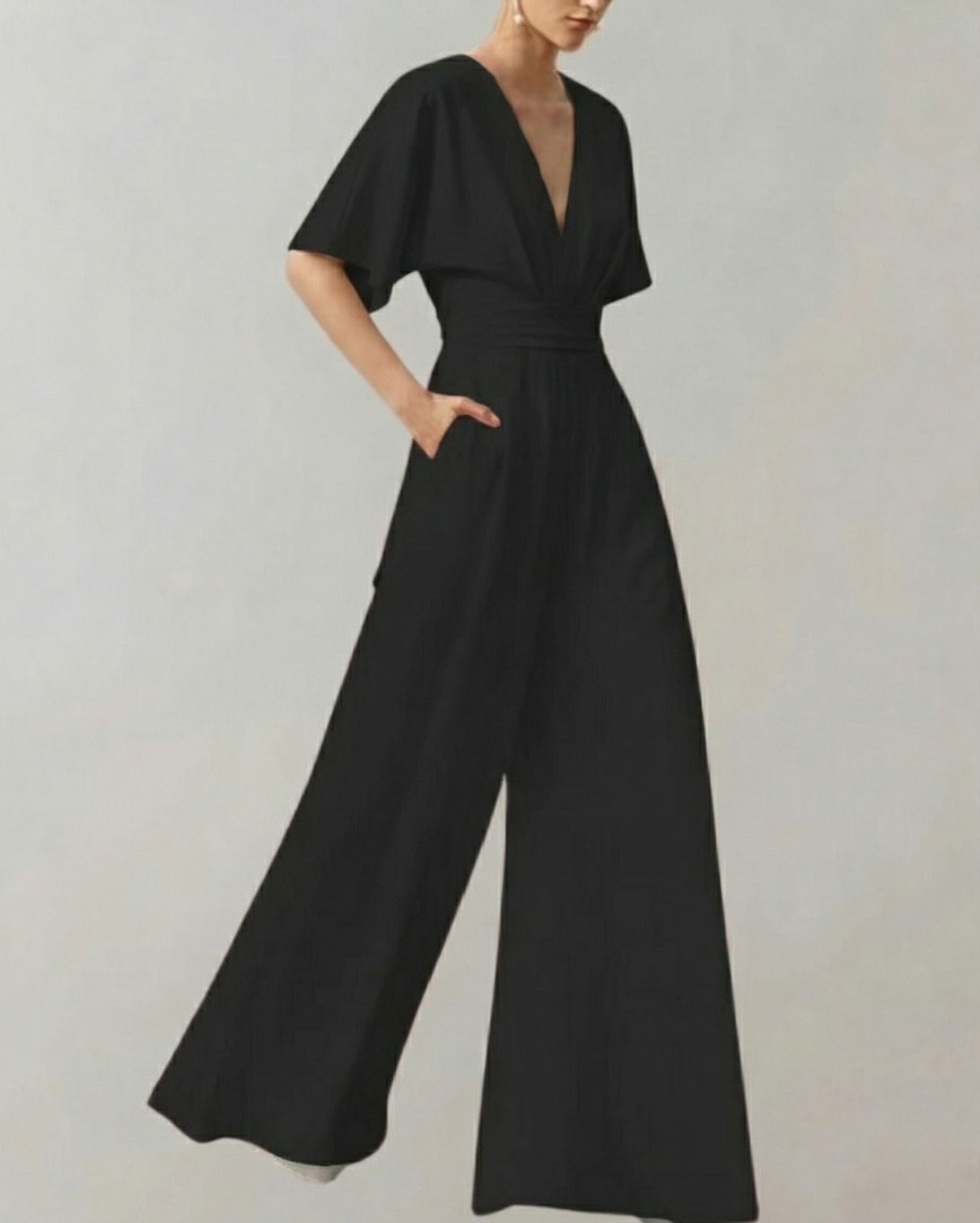 Yoko – Lässiger Overall mit weitem Bein