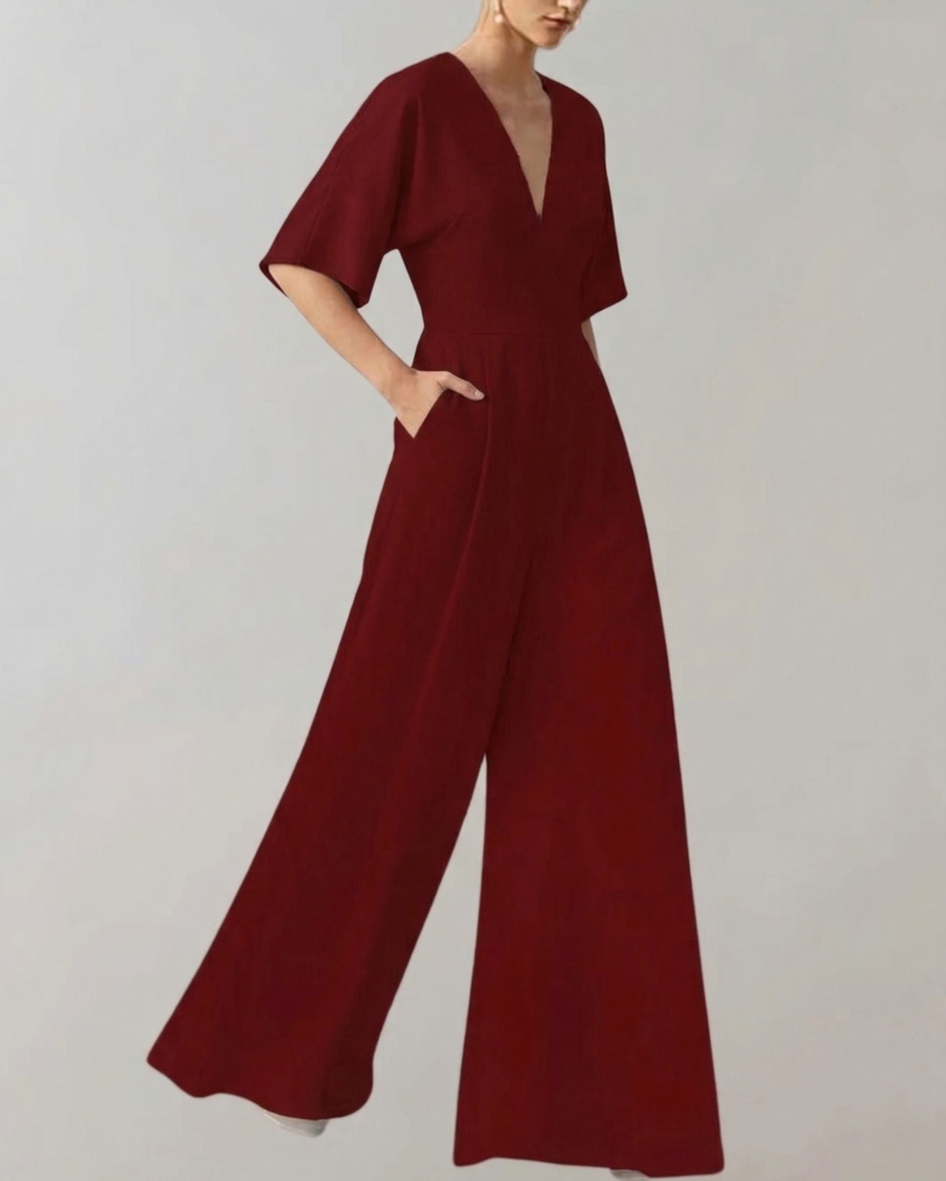 Yoko – Lässiger Overall mit weitem Bein
