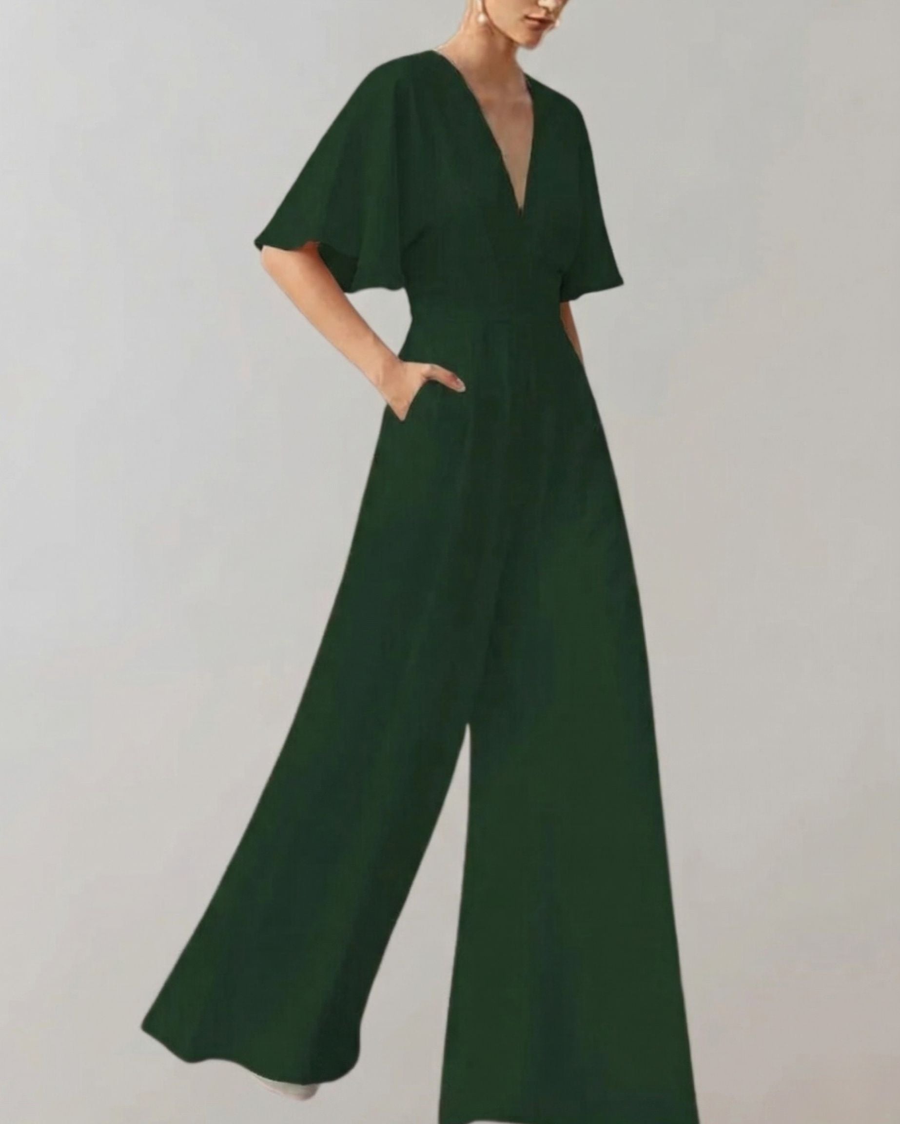 Yoko – Lässiger Overall mit weitem Bein
