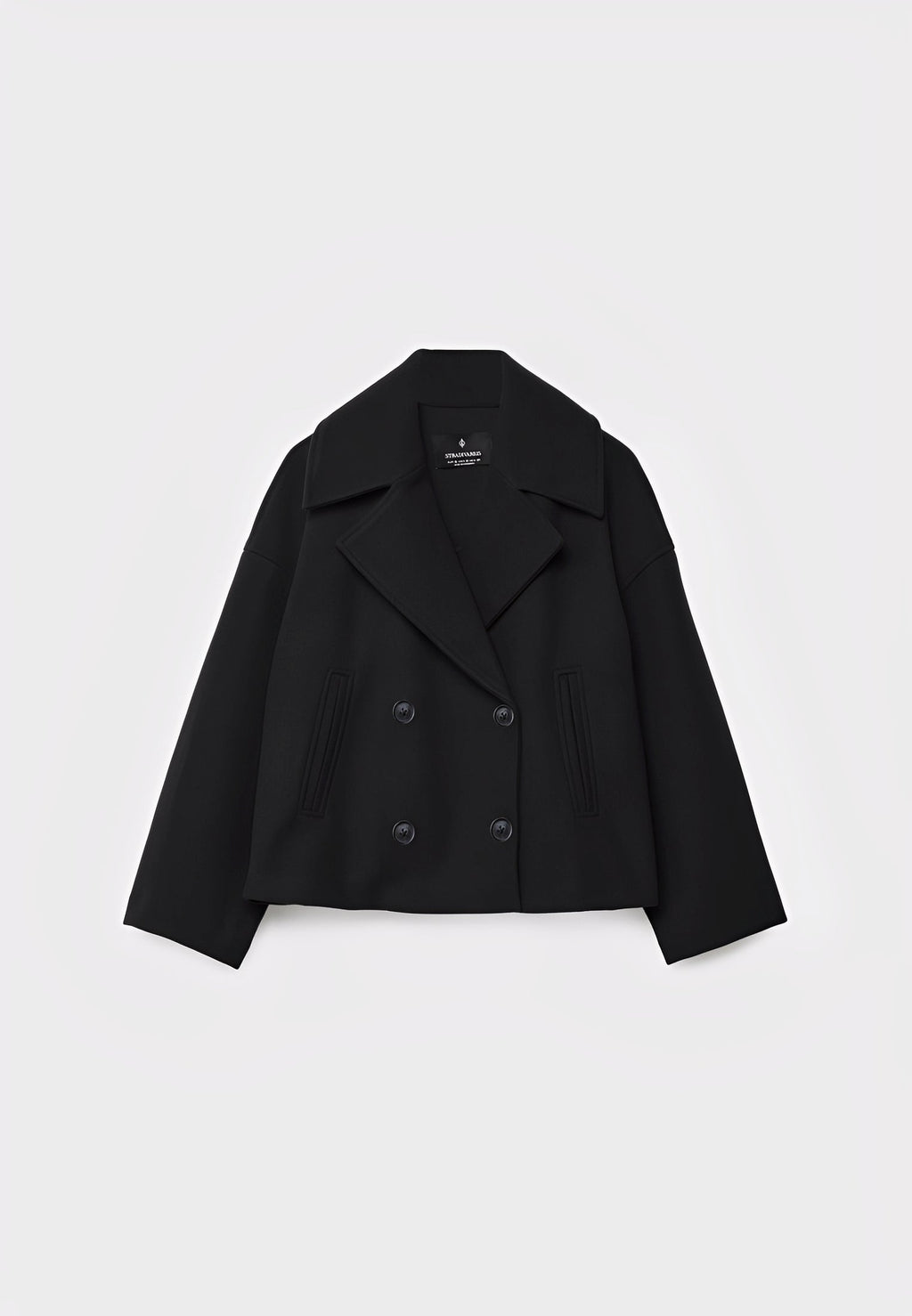 Claire – Kurze Edle Zweireihige Jacke